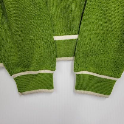 【中古品】【メンズ】 ARROW アロー 70’S ACRYLIC KINT アクリル ニット トップス 長袖 146-260123-cs-15-izu サイズ：XL カラー：グリーン 万代Net店