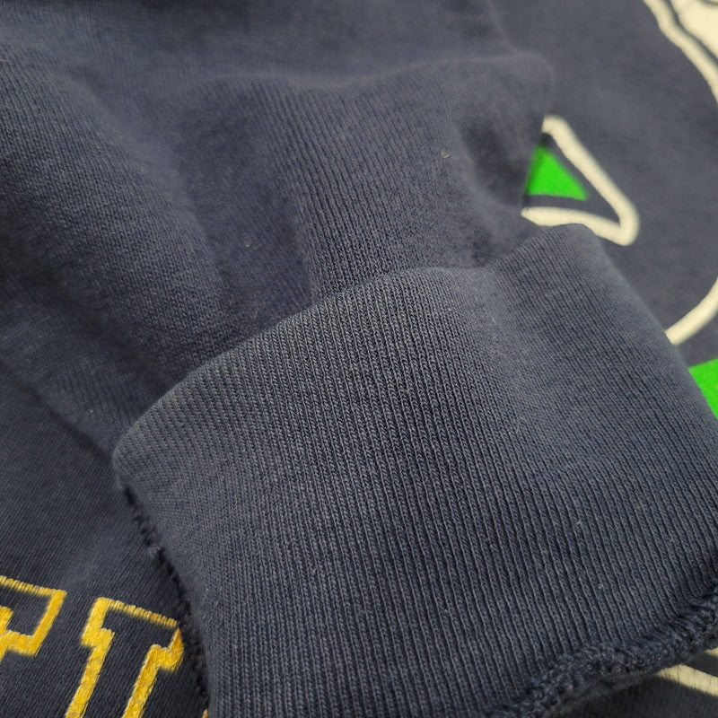【中古品】【メンズ】 SALEM セーラム 90’S USA製 NOTRE DAME PRINT SWEAT ノートルダム プリント スウェット トップス 長袖 146-260123-cs-14-izu サイズ：XL カラー：ネイビー 万代Net店
