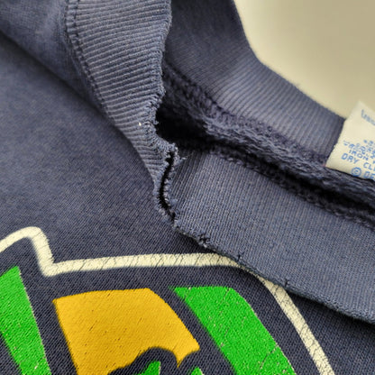 【中古品】【メンズ】 SALEM セーラム 90’S USA製 NOTRE DAME PRINT SWEAT ノートルダム プリント スウェット トップス 長袖 146-260123-cs-14-izu サイズ：XL カラー：ネイビー 万代Net店