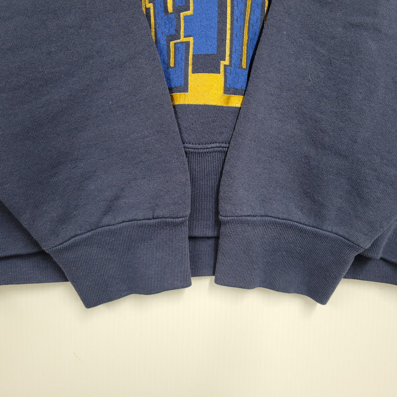 【中古品】【メンズ】 SALEM セーラム 90’S USA製 NOTRE DAME PRINT SWEAT ノートルダム プリント スウェット トップス 長袖 146-260123-cs-14-izu サイズ：XL カラー：ネイビー 万代Net店