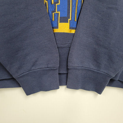 【中古品】【メンズ】 SALEM セーラム 90’S USA製 NOTRE DAME PRINT SWEAT ノートルダム プリント スウェット トップス 長袖 146-260123-cs-14-izu サイズ：XL カラー：ネイビー 万代Net店
