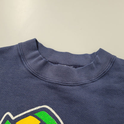 【中古品】【メンズ】 SALEM セーラム 90’S USA製 NOTRE DAME PRINT SWEAT ノートルダム プリント スウェット トップス 長袖 146-260123-cs-14-izu サイズ：XL カラー：ネイビー 万代Net店