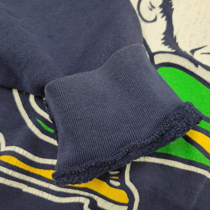 【中古品】【メンズ】 SALEM セーラム 90’S USA製 NOTRE DAME PRINT SWEAT ノートルダム プリント スウェット トップス 長袖 146-260123-cs-14-izu サイズ：XL カラー：ネイビー 万代Net店