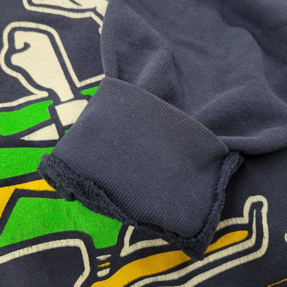 【中古品】【メンズ】 SALEM セーラム 90’S USA製 NOTRE DAME PRINT SWEAT ノートルダム プリント スウェット トップス 長袖 146-260123-cs-14-izu サイズ：XL カラー：ネイビー 万代Net店