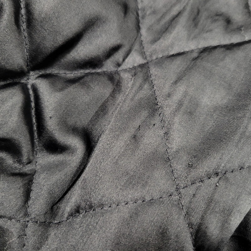 【中古品】【メンズ】 QUILTING LINER GENUINE LEATHER×WOOL SUTADIUM JACKET キルティング ライナー ジェニュイン レザー ウール スタジアムジャケット スタジャン 146-260118-tt-01-izu サイズ：XL カラー：グレー×ブラック 万代Net店