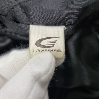 【中古品】【メンズ】 QUILTING LINER GENUINE LEATHER×WOOL SUTADIUM JACKET キルティング ライナー ジェニュイン レザー ウール スタジアムジャケット スタジャン 146-260118-tt-01-izu サイズ：XL カラー：グレー×ブラック 万代Net店