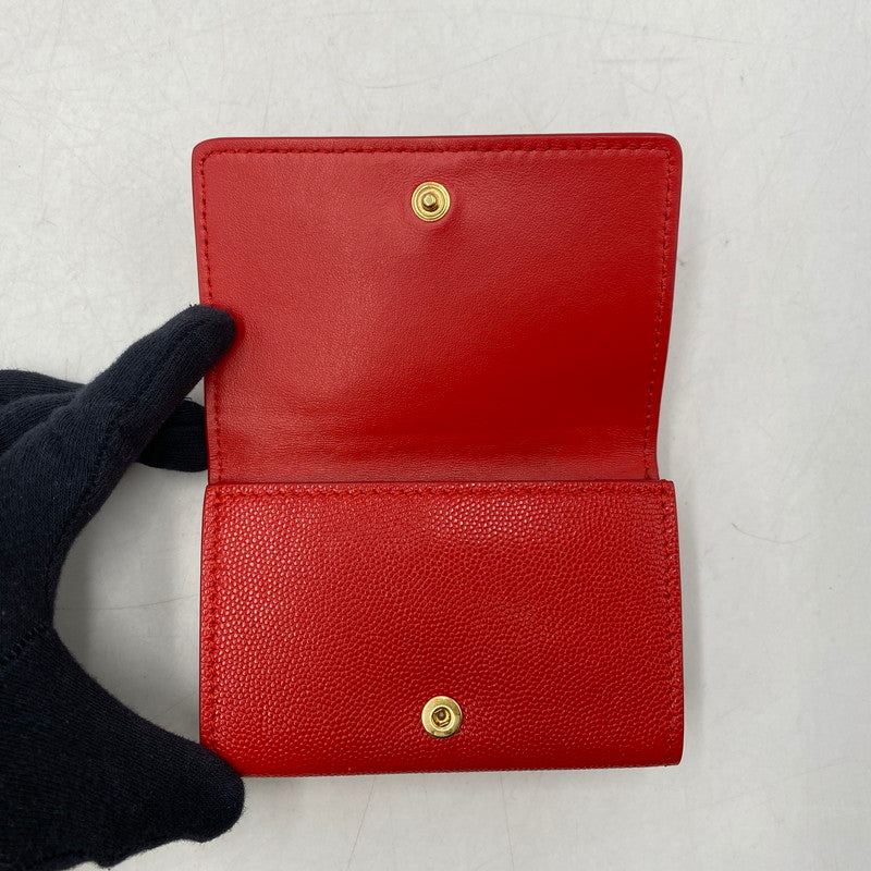 【中古品】【レディース】 ラーク スモールウォレット 財布 181-260121-as-11-izu カラー：レッド 万代Net店