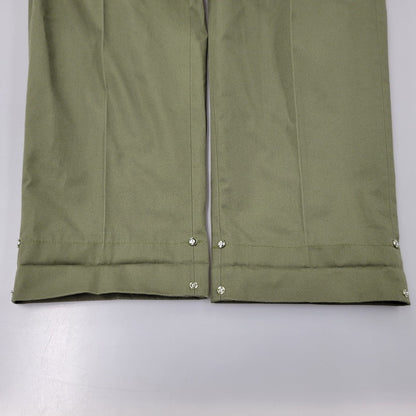 【中古品】【メンズ】 DOUBLE PLEATED CHINO TROUSERS ダブル プリーツ チノ トラウザーズ パンツ ボトムス 153-260118-as-13-izu サイズ：L カラー：カーキ 万代Net店