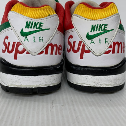 【中古品】【メンズ】 × SUPREME シュプリーム CJ5291-100 AIR CROSS TRAINER 3 LOW エア クロス トレーナー ロー スニーカー 靴 160-260121-kh-01-izu サイズ：26.5 カラー：WHITE/PINE GREEN 万代Net店