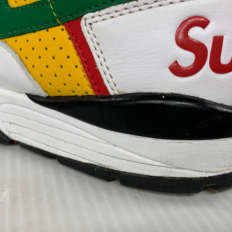 【中古品】【メンズ】 × SUPREME シュプリーム CJ5291-100 AIR CROSS TRAINER 3 LOW エア クロス トレーナー ロー スニーカー 靴 160-260121-kh-01-izu サイズ：26.5 カラー：WHITE/PINE GREEN 万代Net店