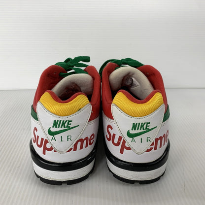 【中古品】【メンズ】 × SUPREME シュプリーム CJ5291-100 AIR CROSS TRAINER 3 LOW エア クロス トレーナー ロー スニーカー 靴 160-260121-kh-01-izu サイズ：26.5 カラー：WHITE/PINE GREEN 万代Net店