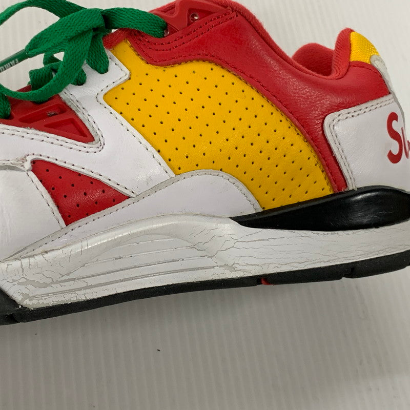 【中古品】【メンズ】 × SUPREME シュプリーム CJ5291-100 AIR CROSS TRAINER 3 LOW エア クロス トレーナー ロー スニーカー 靴 160-260121-kh-01-izu サイズ：26.5 カラー：WHITE/PINE GREEN 万代Net店