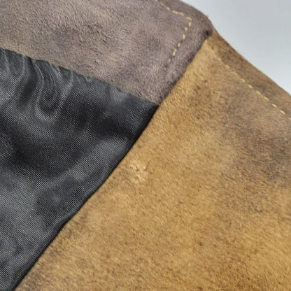 【中古品】【レディース】 LAMB LEATHER RIDERS VEST ラムレザー ライダースベスト 168-260122-as-14-izu サイズ：S カラー：ブラウン系 万代Net店