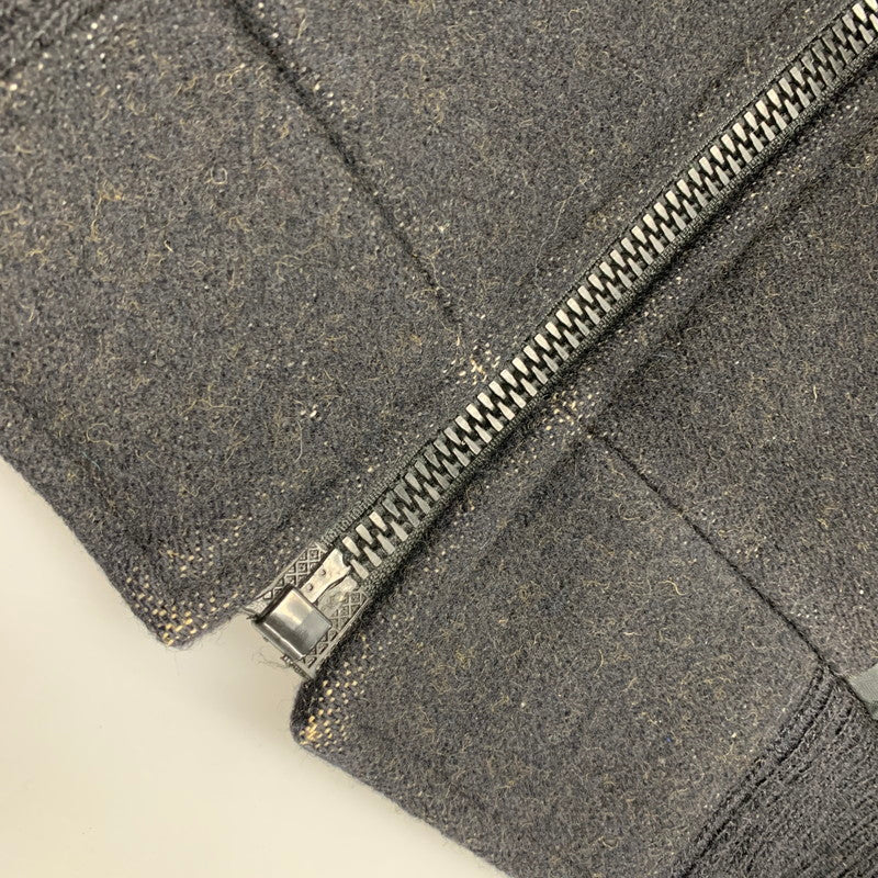【現状渡し品】【メンズ】 HIGH GRADE WESTERNWEAR ハイ グレード ウエスタンウェア TALONジッパー USA製 NATIVE WOOL JACKET ネイティブ ウール ジャケット アウター 146-260127-ya-10-izu サイズ：M カラー：ブラック 万代Net店