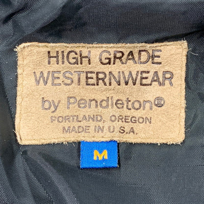 【現状渡し品】【メンズ】 HIGH GRADE WESTERNWEAR ハイ グレード ウエスタンウェア TALONジッパー USA製 NATIVE WOOL JACKET ネイティブ ウール ジャケット アウター 146-260127-ya-10-izu サイズ：M カラー：ブラック 万代Net店