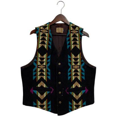 【現状渡し品】【メンズ】 HIGH GRADE WESTERN WEAR NATIVE WOOL VEST ハイ グレード ウエスタン ウェア ウール ベスト トップス 146-260119-kh-02-izu サイズ：42 カラー：ブラック系 万代Net店