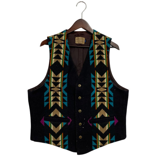 【現状渡し品】【メンズ】 HIGH GRADE WESTERN WEAR NATIVE WOOL VEST ハイ グレード ウエスタン ウェア ウール ベスト トップス 146-260119-kh-02-izu サイズ：42 カラー：ブラック系 万代Net店