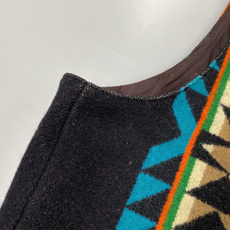【現状渡し品】【メンズ】 HIGH GRADE WESTERN WEAR NATIVE WOOL VEST ハイ グレード ウエスタン ウェア ウール ベスト トップス 146-260119-kh-02-izu サイズ：42 カラー：ブラック系 万代Net店