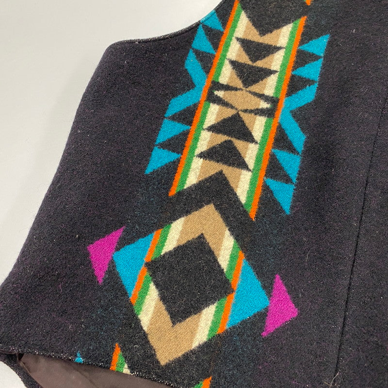 【現状渡し品】【メンズ】 HIGH GRADE WESTERN WEAR NATIVE WOOL VEST ハイ グレード ウエスタン ウェア ウール ベスト トップス 146-260119-kh-02-izu サイズ：42 カラー：ブラック系 万代Net店