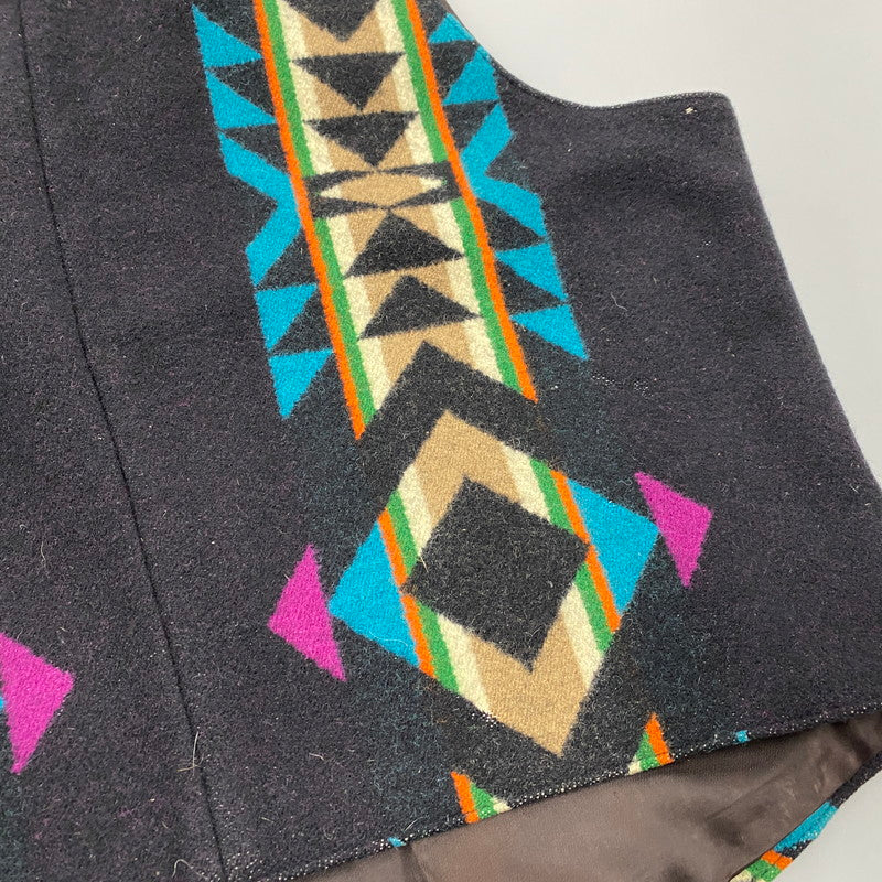 【現状渡し品】【メンズ】 HIGH GRADE WESTERN WEAR NATIVE WOOL VEST ハイ グレード ウエスタン ウェア ウール ベスト トップス 146-260119-kh-02-izu サイズ：42 カラー：ブラック系 万代Net店