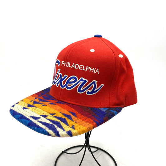 【中古品】【メンズ/レディース】 MITCHELL&NESS ミッチェルアンドネス 76ERS BB CAP ベースボール キャップ 帽子 185-260122-kh-15-izu サイズ：F カラー：レッド 万代Net店