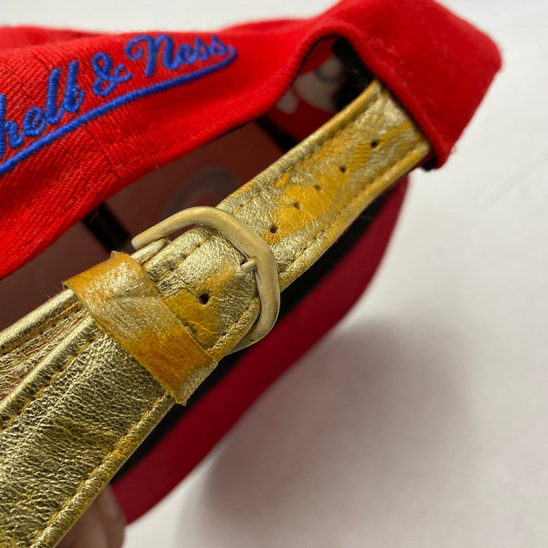 【中古品】【メンズ/レディース】 MITCHELL&NESS ミッチェルアンドネス 76ERS BB CAP ベースボール キャップ 帽子 185-260122-kh-15-izu サイズ：F カラー：レッド 万代Net店