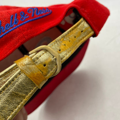 【中古品】【メンズ/レディース】 MITCHELL&NESS ミッチェルアンドネス 76ERS BB CAP ベースボール キャップ 帽子 185-260122-kh-15-izu サイズ：F カラー：レッド 万代Net店