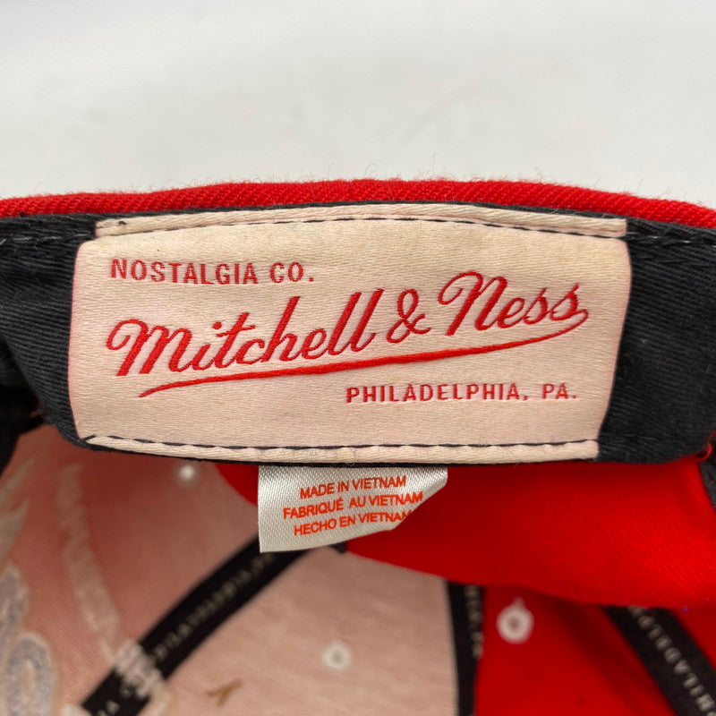 【中古品】【メンズ/レディース】 MITCHELL&NESS ミッチェルアンドネス 76ERS BB CAP ベースボール キャップ 帽子 185-260122-kh-15-izu サイズ：F カラー：レッド 万代Net店