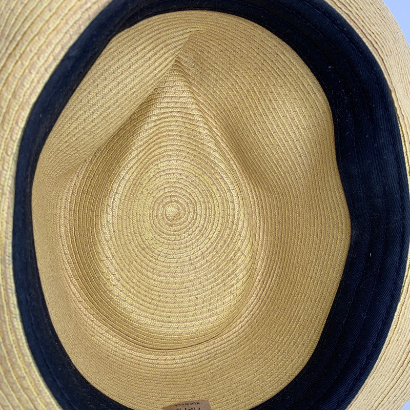 【中古品】【メンズ】 STUDS STRAW HAT スタッズ ストロー ハット USA製 帽子 小物 服飾雑貨 185-260120-ay-05-izu サイズ：L（7 1/4-7 3/8） カラー：バンブー 万代Net店