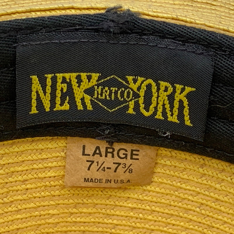【中古品】【メンズ】 STUDS STRAW HAT スタッズ ストロー ハット USA製 帽子 小物 服飾雑貨 185-260120-ay-05-izu サイズ：L（7 1/4-7 3/8） カラー：バンブー 万代Net店
