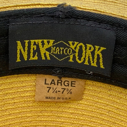 【中古品】【メンズ】 STUDS STRAW HAT スタッズ ストロー ハット USA製 帽子 小物 服飾雑貨 185-260120-ay-05-izu サイズ：L（7 1/4-7 3/8） カラー：バンブー 万代Net店