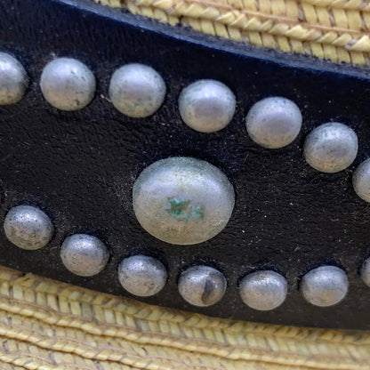 【中古品】【メンズ】 STUDS STRAW HAT スタッズ ストロー ハット USA製 帽子 小物 服飾雑貨 185-260120-ay-05-izu サイズ：L（7 1/4-7 3/8） カラー：バンブー 万代Net店
