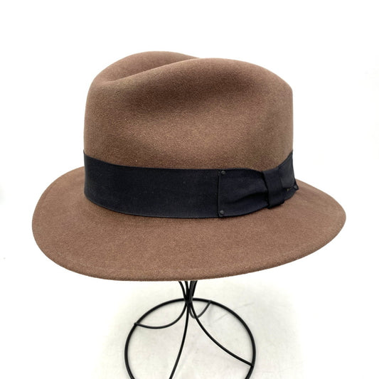 【現状渡し品】【メンズ/レディース】 WOOL FELT HAT ウール フェルト ハット 帽子 185-260122-kh-17-izu サイズ：M カラー：ブラウン 万代Net店