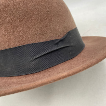 【現状渡し品】【メンズ/レディース】 WOOL FELT HAT ウール フェルト ハット 帽子 185-260122-kh-17-izu サイズ：M カラー：ブラウン 万代Net店