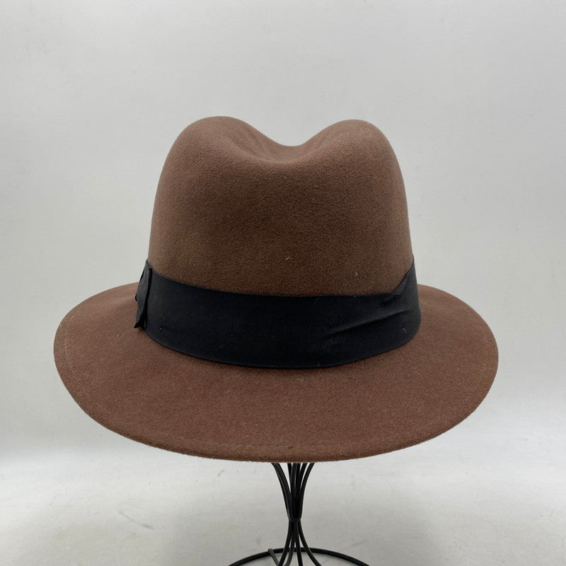 【現状渡し品】【メンズ/レディース】 WOOL FELT HAT ウール フェルト ハット 帽子 185-260122-kh-17-izu サイズ：M カラー：ブラウン 万代Net店