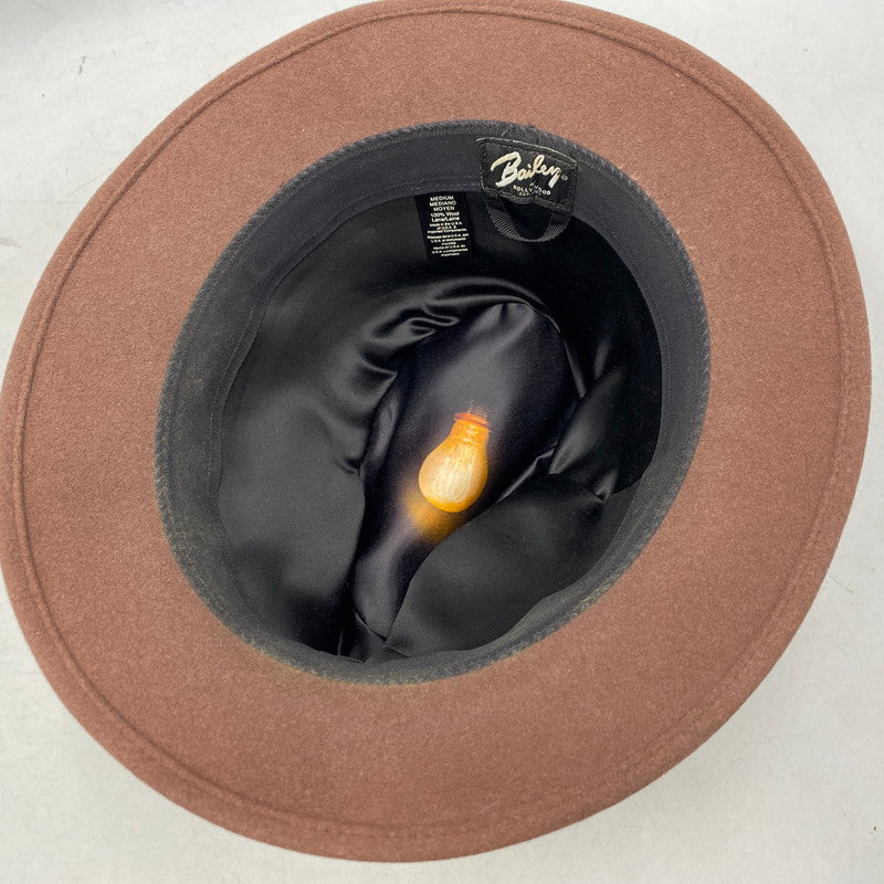 【現状渡し品】【メンズ/レディース】 WOOL FELT HAT ウール フェルト ハット 帽子 185-260122-kh-17-izu サイズ：M カラー：ブラウン 万代Net店