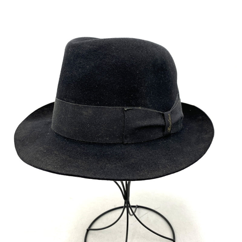 【現状渡し品】【メンズ/レディース】 WOOL FELT HAT ウール フェルト ハット 帽子 185-260122-kh-16-izu サイズ：59 カラー：ブラック 万代Net店