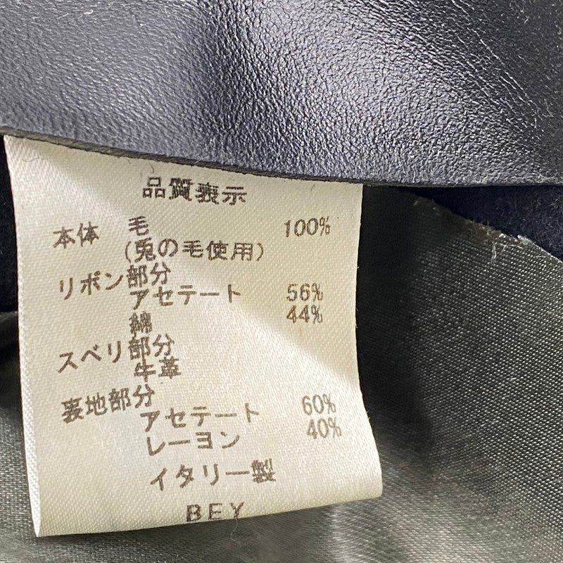 【現状渡し品】【メンズ/レディース】 WOOL FELT HAT ウール フェルト ハット 帽子 185-260122-kh-16-izu サイズ：59 カラー：ブラック 万代Net店