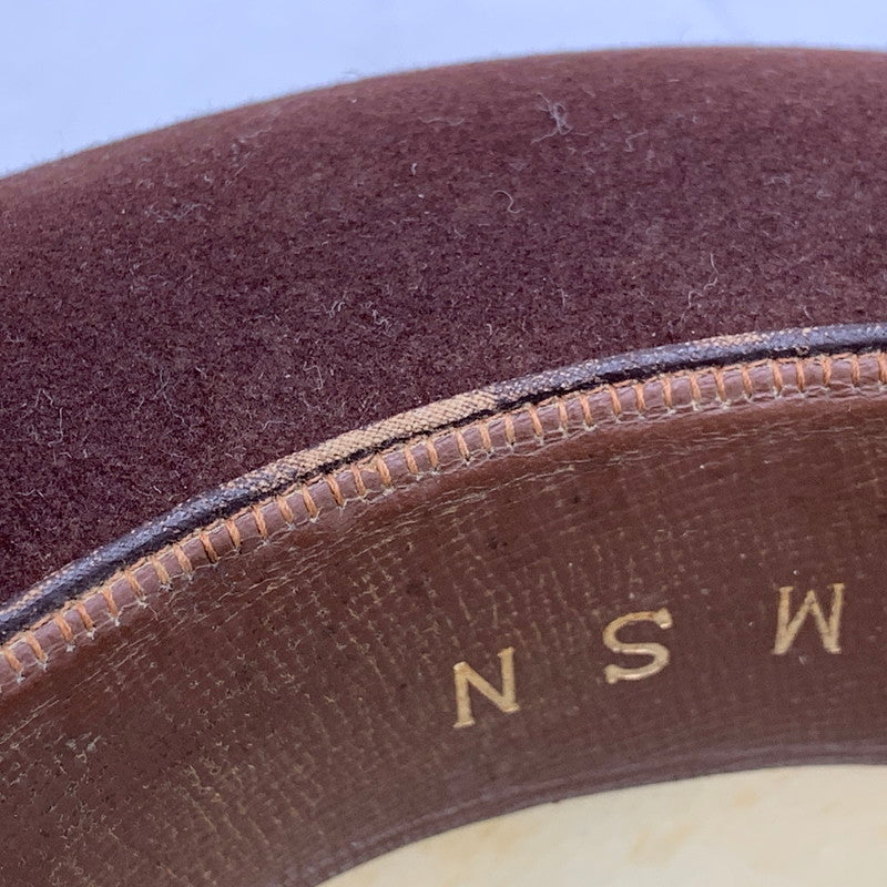 【現状渡し品】【メンズ】 DOBBS ドブス FELT HAT フェルト ハット 帽子 小物 服飾雑貨 185-260120-ay-04-izu カラー：ブラウン 万代Net店