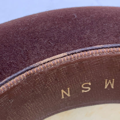 【現状渡し品】【メンズ】 DOBBS ドブス FELT HAT フェルト ハット 帽子 小物 服飾雑貨 185-260120-ay-04-izu カラー：ブラウン 万代Net店