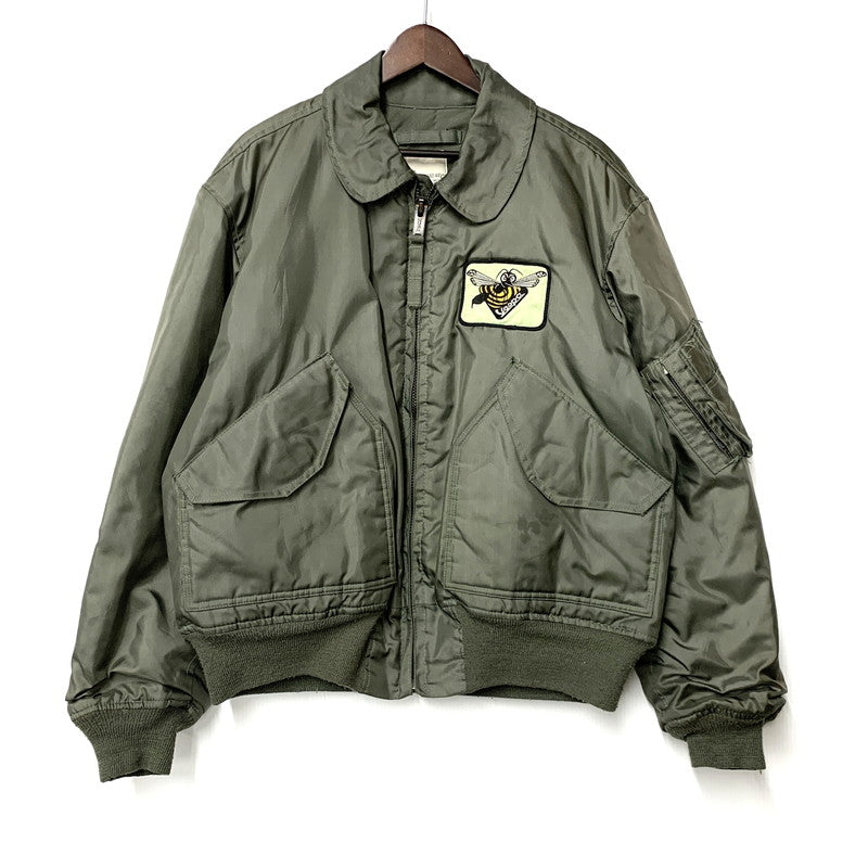 【中古品】【メンズ】 U.S. AIR FORCE ユーエスエアフォース FLIGHT JACKET 100-92-C0476 CWU-45/P フライトジャケット アウター 146-260119-as-06-izu サイズ：L カラー：オリーブ 万代Net店