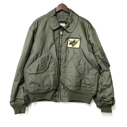【中古品】【メンズ】 U.S. AIR FORCE ユーエスエアフォース FLIGHT JACKET 100-92-C0476 CWU-45/P フライトジャケット アウター 146-260119-as-06-izu サイズ：L カラー：オリーブ 万代Net店