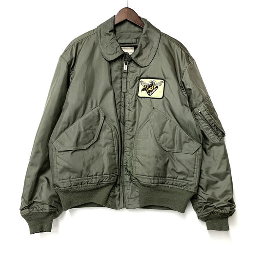 【中古品】【メンズ】 U.S. AIR FORCE ユーエスエアフォース FLIGHT JACKET 100-92-C0476 CWU-45/P フライトジャケット アウター 146-260119-as-06-izu サイズ：L カラー：オリーブ 万代Net店