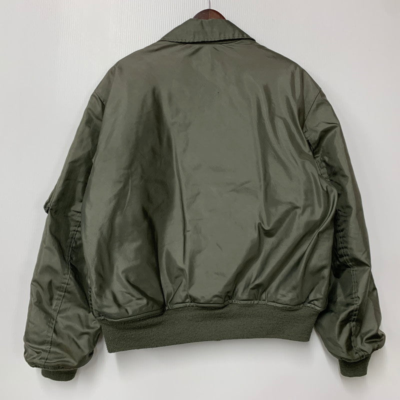【中古品】【メンズ】 U.S. AIR FORCE ユーエスエアフォース FLIGHT JACKET 100-92-C0476 CWU-45/P フライトジャケット アウター 146-260119-as-06-izu サイズ：L カラー：オリーブ 万代Net店