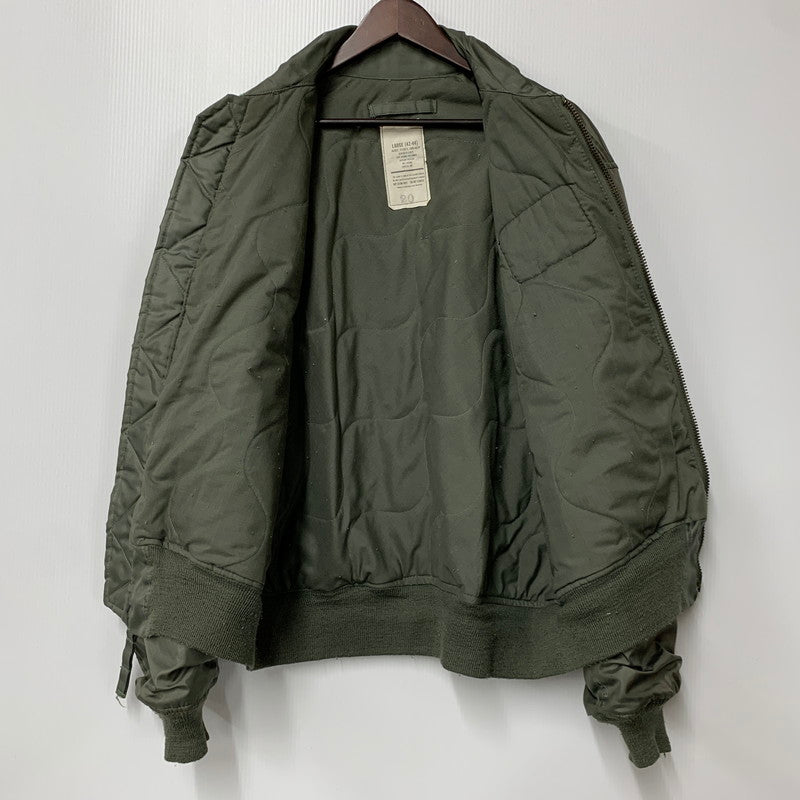 【中古品】【メンズ】 U.S. AIR FORCE ユーエスエアフォース FLIGHT JACKET 100-92-C0476 CWU-45/P フライトジャケット アウター 146-260119-as-06-izu サイズ：L カラー：オリーブ 万代Net店