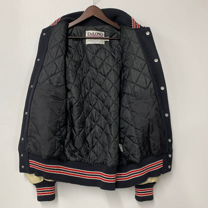 【中古品】【メンズ】 DELONG デロング ATLANTA AWARD JACKET アワードジャケット スタジャン アウター 145-260119-as-08-izu サイズ：M カラー：ネイビー系 万代Net店