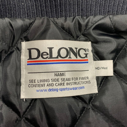 【中古品】【メンズ】 DELONG デロング ATLANTA AWARD JACKET アワードジャケット スタジャン アウター 145-260119-as-08-izu サイズ：M カラー：ネイビー系 万代Net店