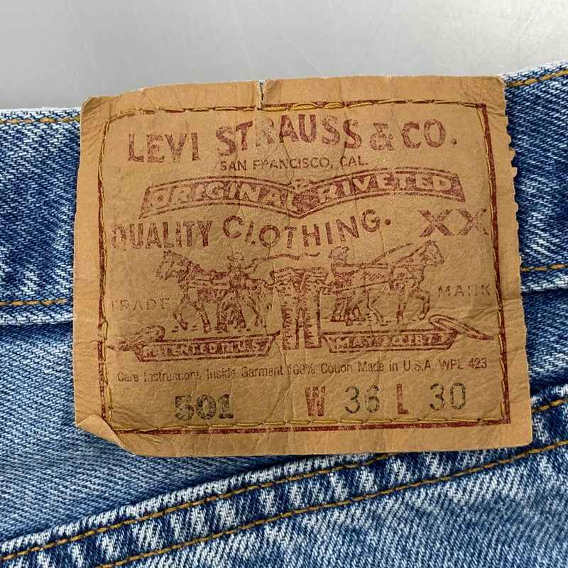 【中古品】【メンズ】 DENIM PANTS 501-0193 デニムパンツ 刻印524 ジーンズ ボトムス 157-260119-as-11-izu サイズ：36×30 カラー：ライトインディゴ 万代Net店