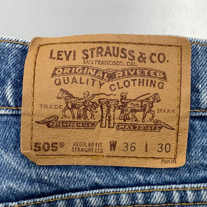 【中古品】【メンズ】 DENIM PANTS 40505-0215 デニムパンツ 刻印530 USA製 ジーンズ ボトムス 157-260119-as-12-izu サイズ：36×30 カラー：ライトインディゴ 万代Net店