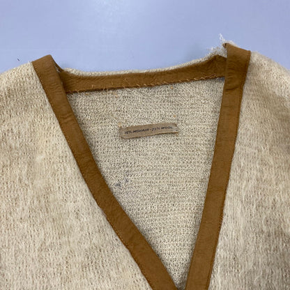 【現状渡し品】【メンズ】 VINTAGE ヴィンテージ GRUNGE MOHAIR CARDIGAN グランジ モヘヤ カーディガン トップス 長袖 146-260119-kh-08-izu カラー：ベージュ 万代Net店